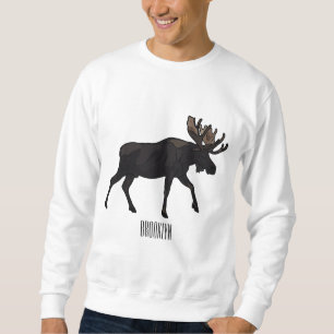 Sweatshirt Illustration de dessin sur l'orignal