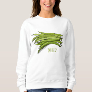 Sweatshirt Illustration de haricots verts