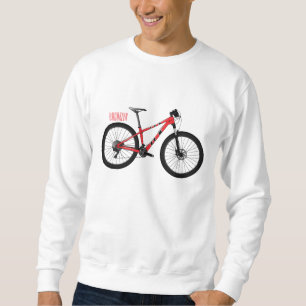 Sweatshirt Illustration de la bande dessinée de vélo
