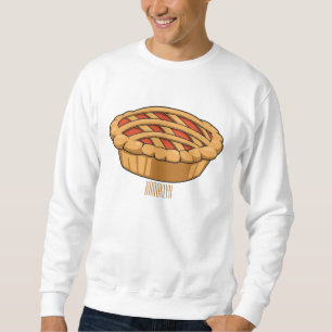 Sweatshirt Illustration de la caricature à tarte