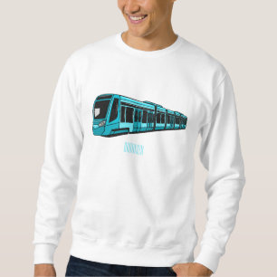 Sweatshirt Illustration de locomotive électrique