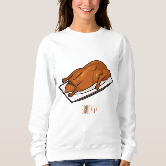 Sweatshirt Illustration de Peking duck (Devant)