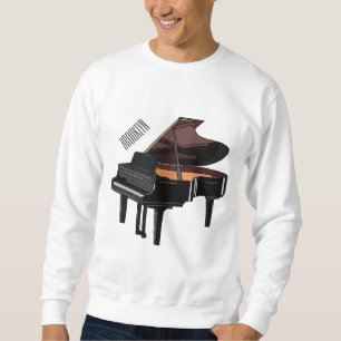 Sweatshirt Illustration de piano