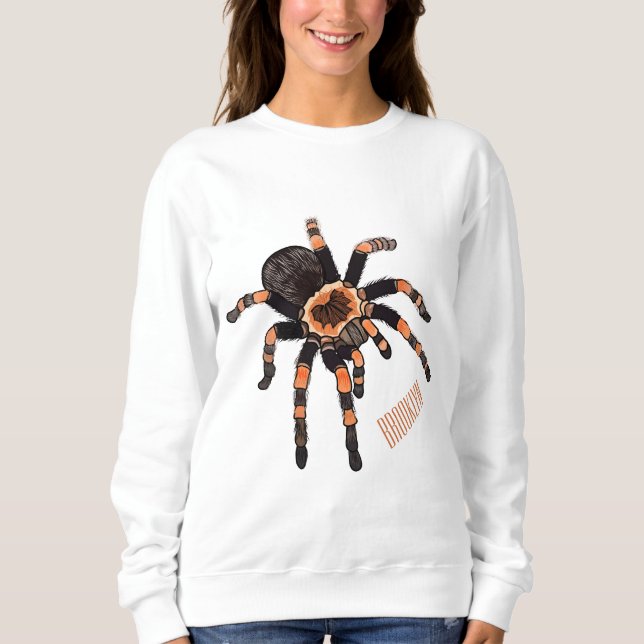 Sweatshirt Illustration de Tarantula (Devant)