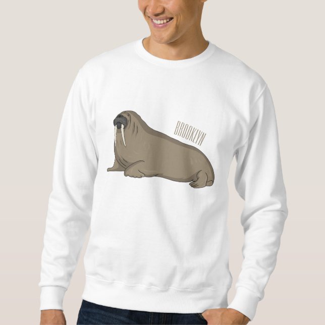 Sweatshirt Illustration de Walrus (Devant)