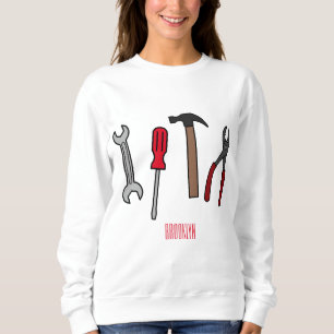 Sweatshirt Illustration des outils de menuiserie
