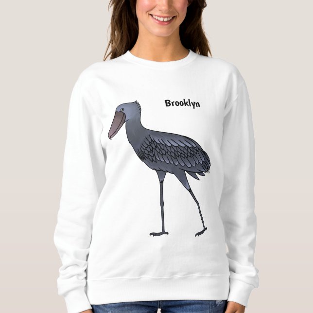 Sweatshirt Illustration d'oiseau de cordonnier (Devant)