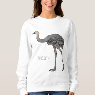 Sweatshirt Illustration d'oiseau de rhée