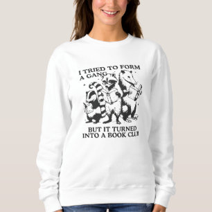 Sweatshirt Illustration du club de lecture des animaux nerds