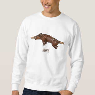 Sweatshirt Illustration du rôti de porc / rôti de porc