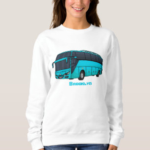 Sweatshirt Illustration d'un autobus à passagers moderne