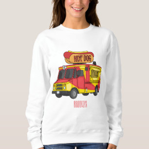 Sweatshirt Illustration d'un camion de nourriture pour chien