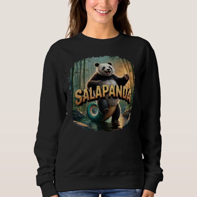 Sweatshirt Illustration Salapanda Combo Créature Drôle (Devant)