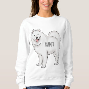 Sweatshirt Illustration Samoyed dog