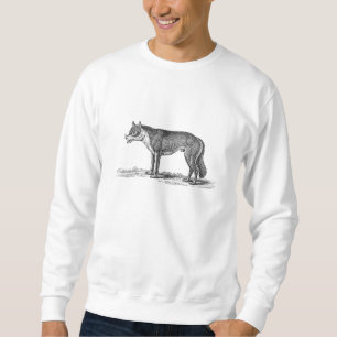 Sweatshirt Illustration vintage de loup - modèle des loups