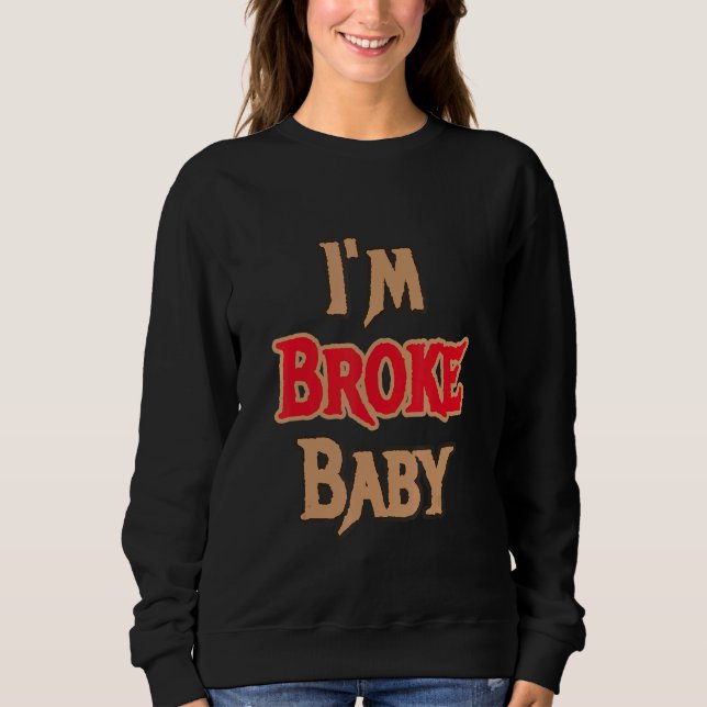 Sweatshirt Im Broke Baby Basket Match Retro 14 Winterized (Devant)