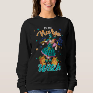 Sweatshirt Im L'Infirmière Sorcière Halloween Costume Femme