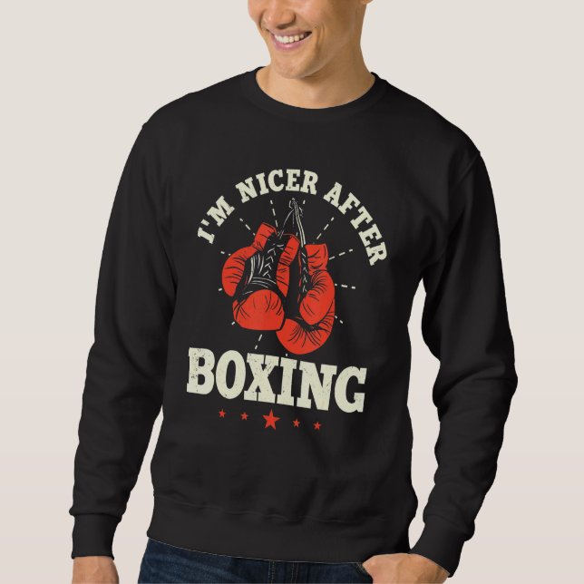 Sweatshirt Im Nicer Après Boxer Combat Sport Entraîneur S (Devant)
