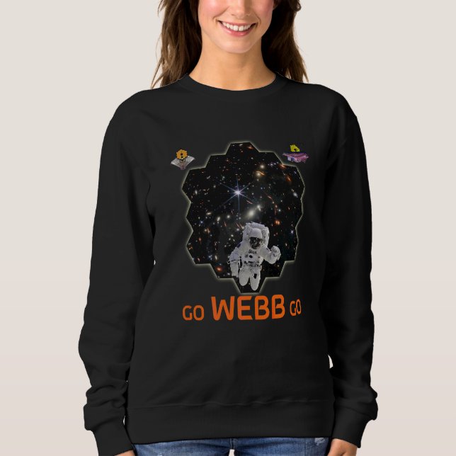 Sweatshirt Image de champ profond de l'astronaute Webb Space  (Devant)
