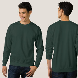 Sweatshirt Image replacée de couleur foncée masculine et unis