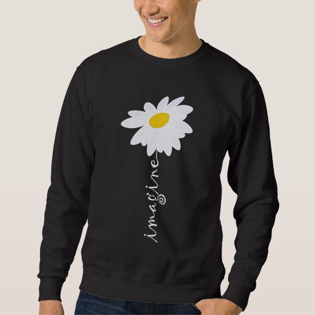 Sweatshirt Imaginez la fleur de marée (Devant)