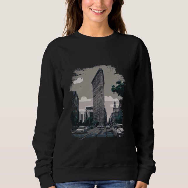 Sweatshirt immeuble Flatiron (Devant)