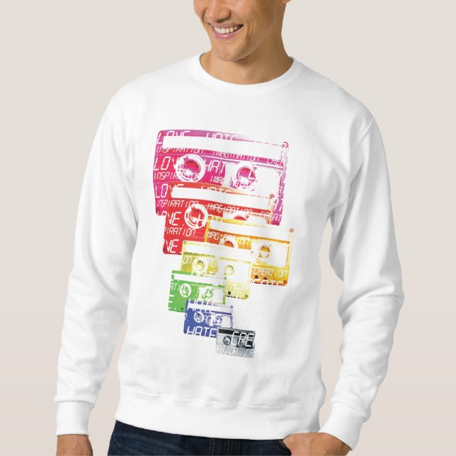 Sweatshirt Impression de la cassette. (Devant)