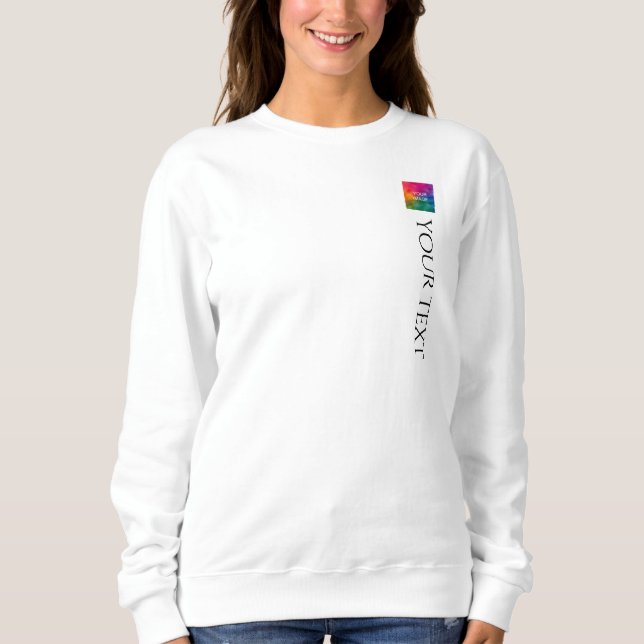 Sweatshirt Impression recto verso élégante et tendance pour f (Devant)