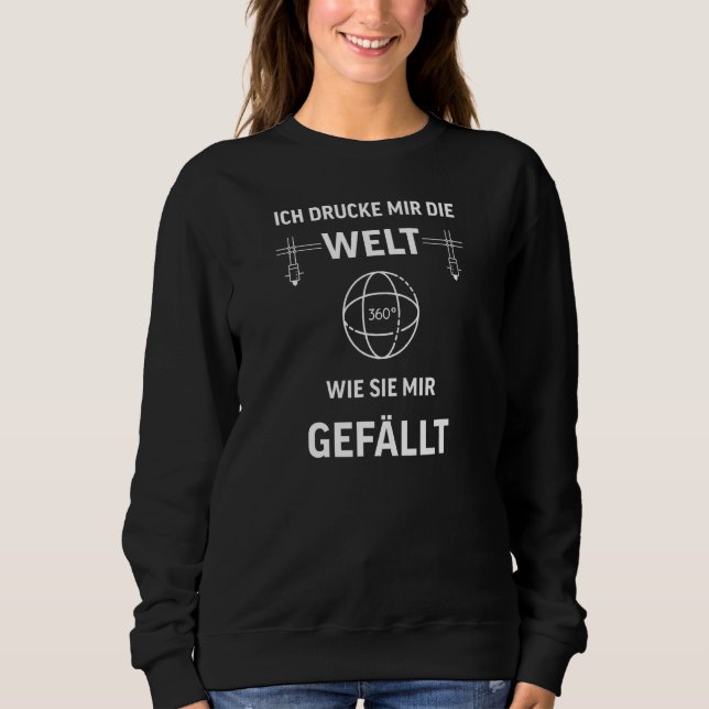 Sweatshirt Imprimante 3D Imprimante I 3D Impression Cnc Cad M (Devant)