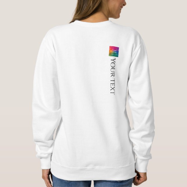 Sweatshirt Imprimé à l'arrière Femme Moderne Modèle élégant (Dos)