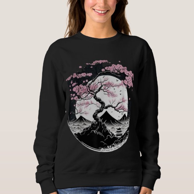 Sweatshirt imprimé tendance (Devant)