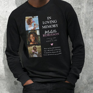 Sweatshirt In Love Memory 3 Photo Tribute