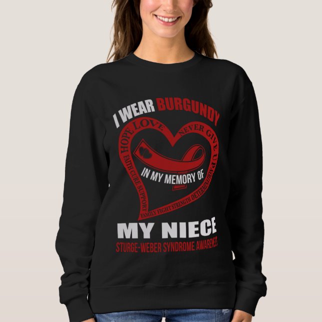 Sweatshirt In my memory of my niece STURGE WEBER SYNDROME AWA (Devant)