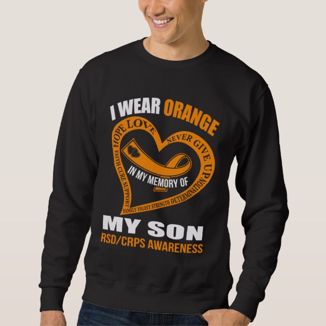 Sweatshirt In my memory of my son RSDCRPS AWARENESS (Devant)