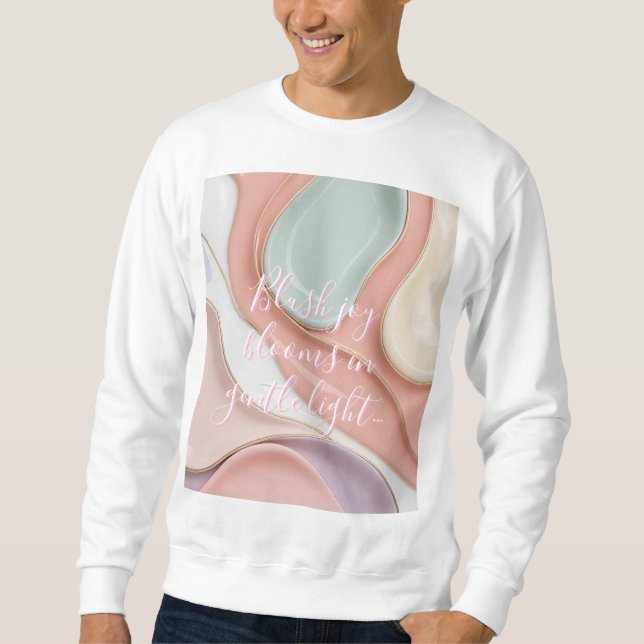 Sweatshirt in stylish abstract graphic (Devant)