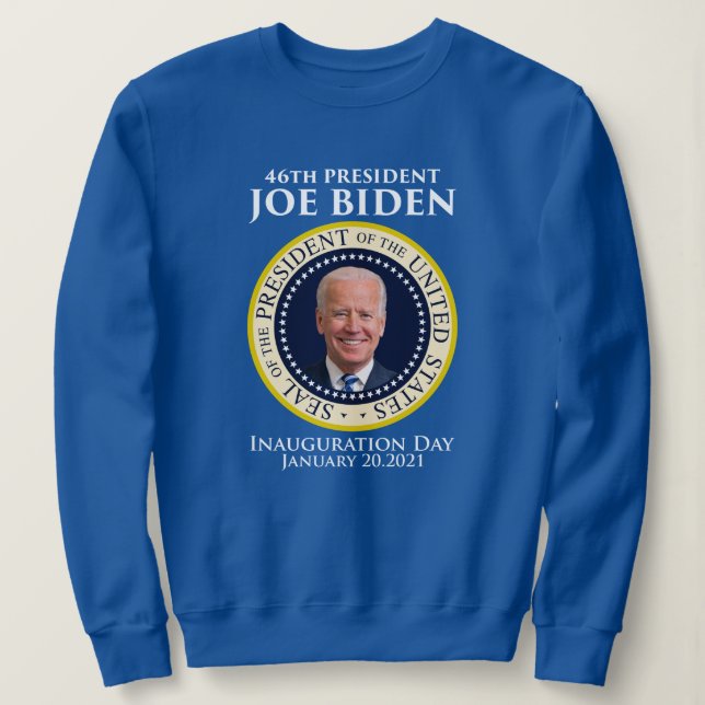 Sweatshirt Inauguration de Biden le 20 janvier 2021 (Design devant)