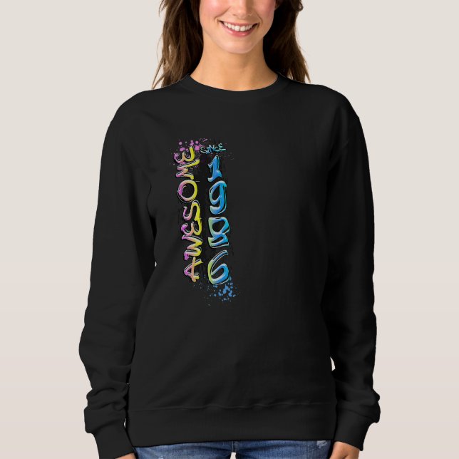 Sweatshirt Incroyable depuis 1986 Motif de graffiti  1 (Devant)
