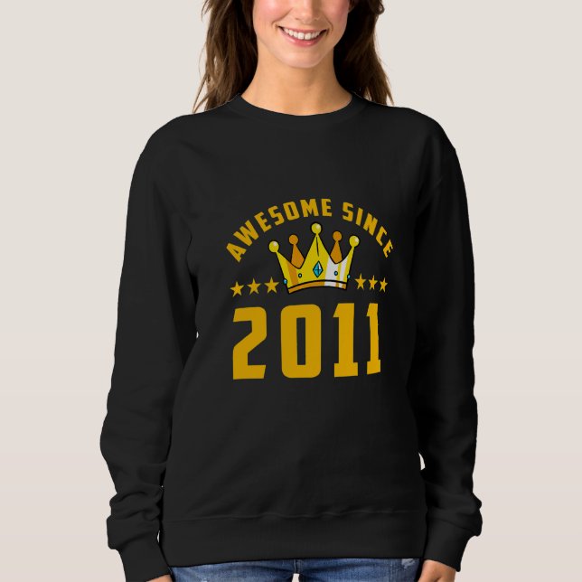 Sweatshirt Incroyable depuis Anniversaire 2011   (Devant)