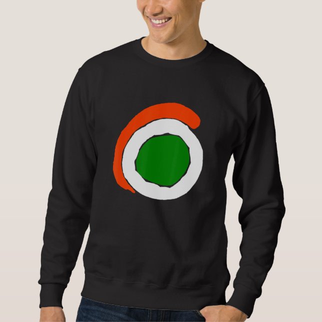 Sweatshirt Inde  Drapeau de l'Inde  Drapeau indien Cartes ind (Devant)