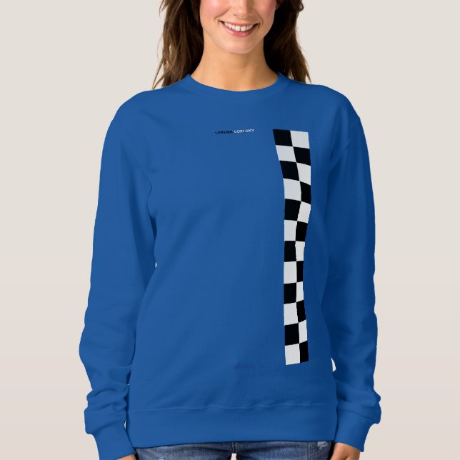 Sweatshirt Indicateur À damiers (Devant)