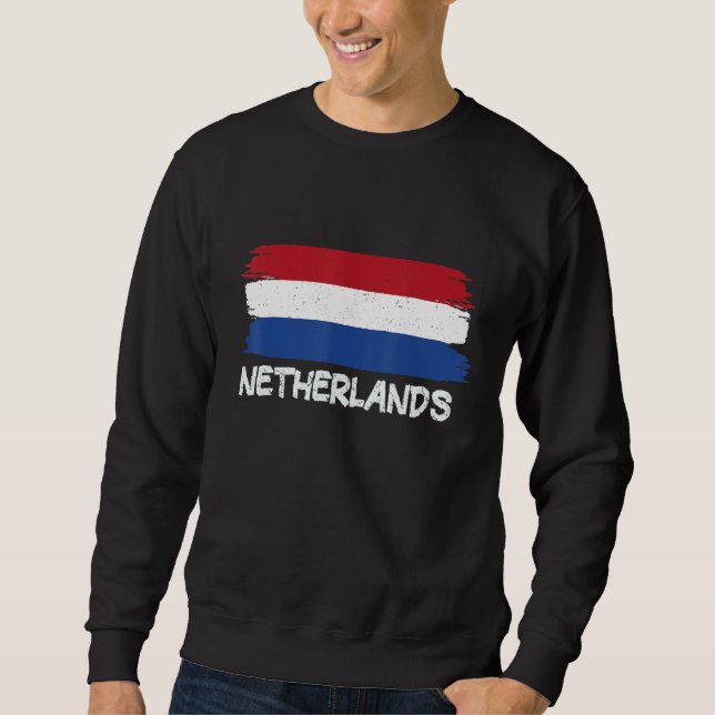 Sweatshirt Indicateur Pays-Bas cool (Devant)