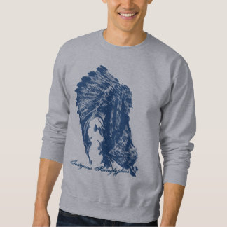 Sweatshirt indigène de hiéroglyphes
