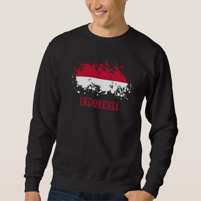 Sweatshirt Indonesian enthusiasts for Indonesia and Indonesia (Devant)