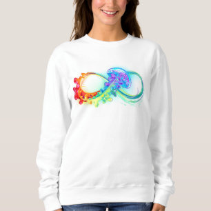 Sweatshirt Infinity avec Rainbow Jellyfish