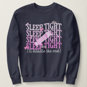 Sweatshirt Infirmière anesthésiste drôle personnalisée "Dors