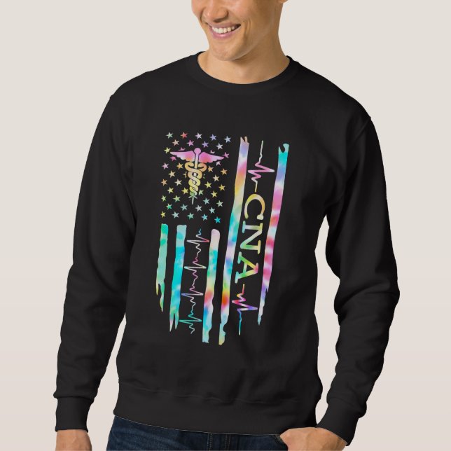 Sweatshirt Infirmière assistante certifiée CNA Stéthoscope in (Devant)
