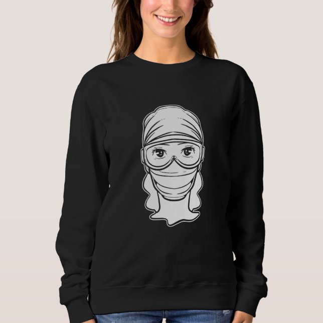 Sweatshirt Infirmière Avec Accompagnateur En Soins Infirmiers (Devant)