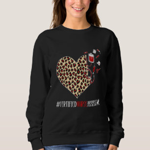 Sweatshirt Infirmière certifiée Assistant Graduation Cute Hea