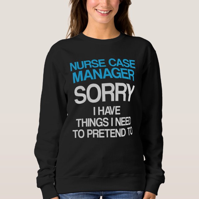Sweatshirt Infirmière Coque Gestionnaire Gestion des Rn 12 (Devant)