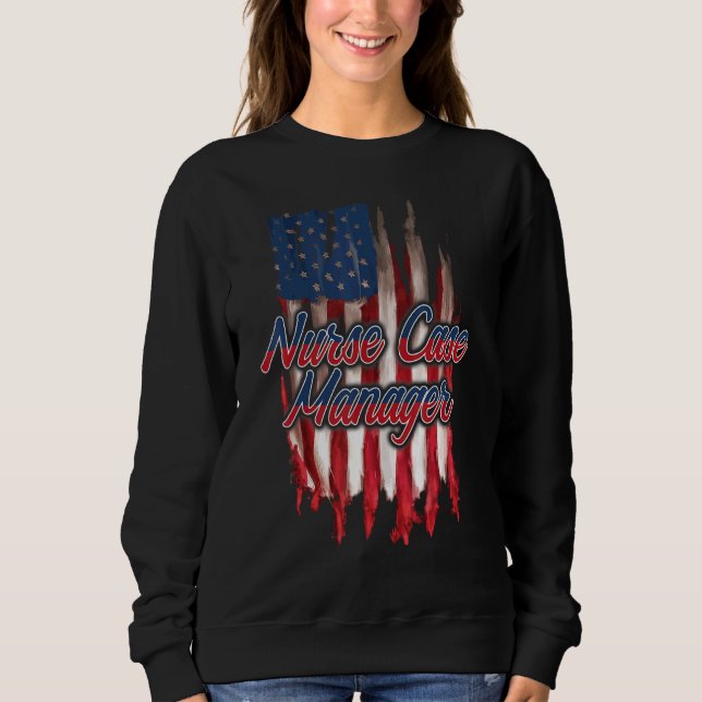 Sweatshirt Infirmière Coque Gestionnaire Gestion des Rn 24 (Devant)